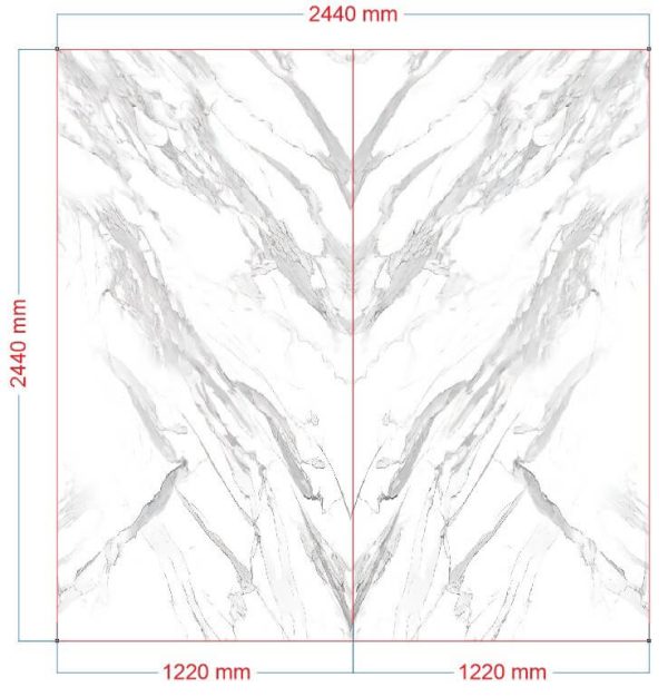 PVC vân đá 2,44×2,44m 005TG